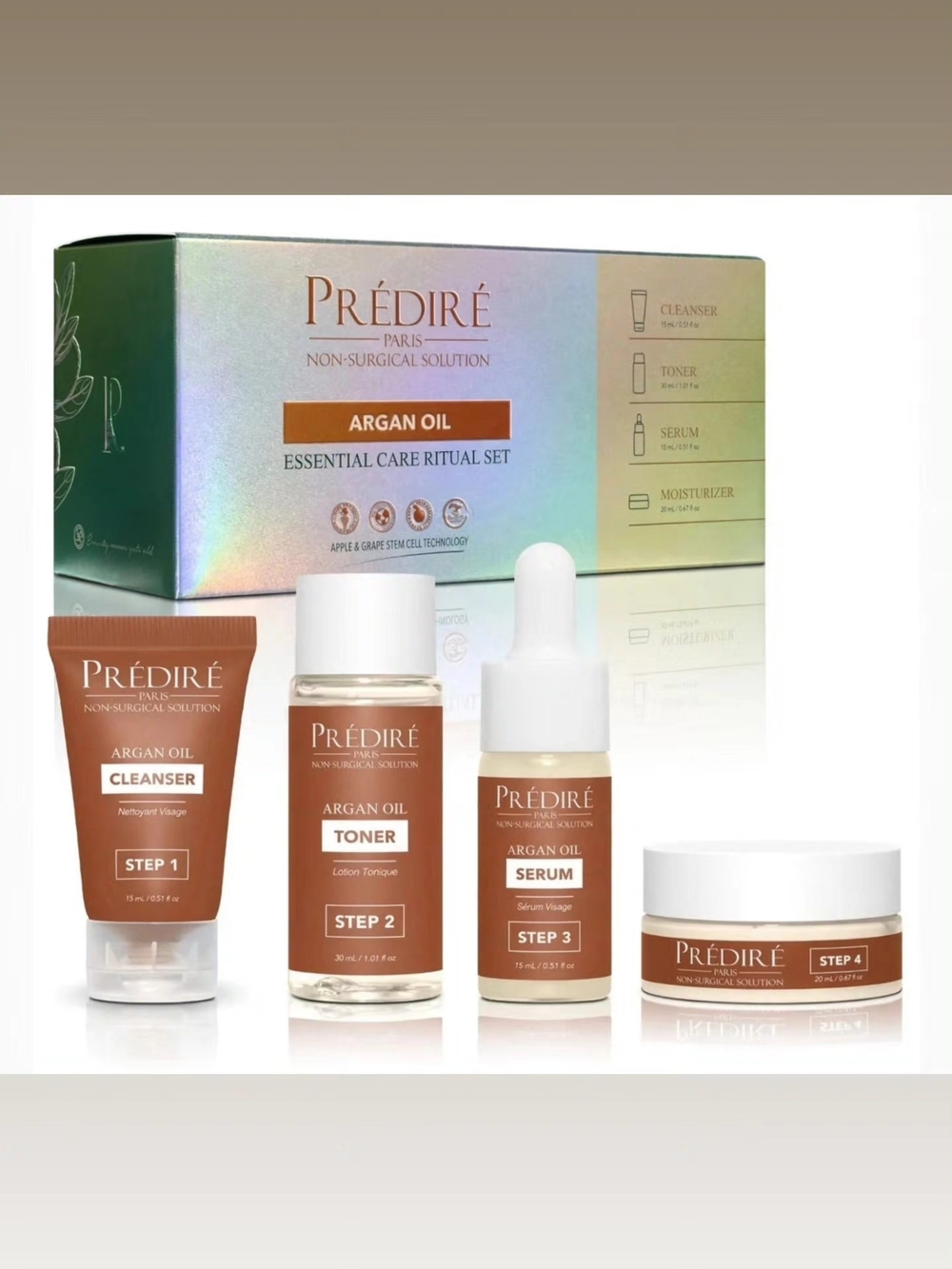 Argan Oil Essential Care Ritual Set – Brown